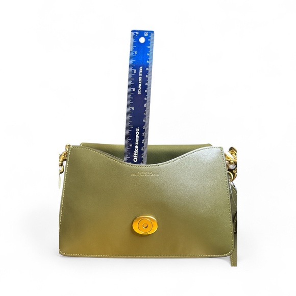 Coach BNWT TABBY Olive Green Leather Shoulder Bag - Picture 9 of 11